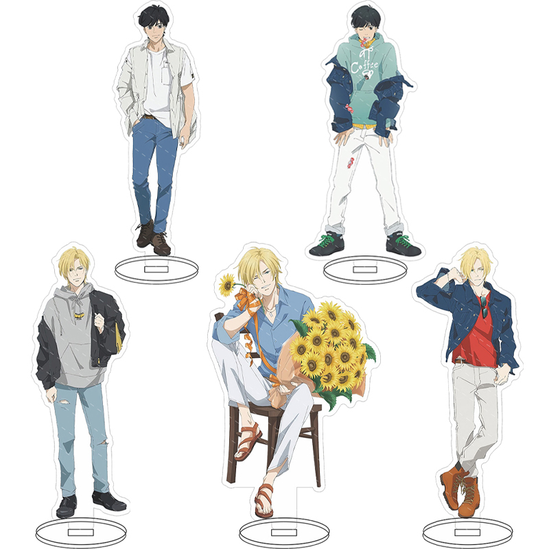 Anime Merch - 16CM 애니메이션 아크릴 피규어 바나나피쉬 애쉬