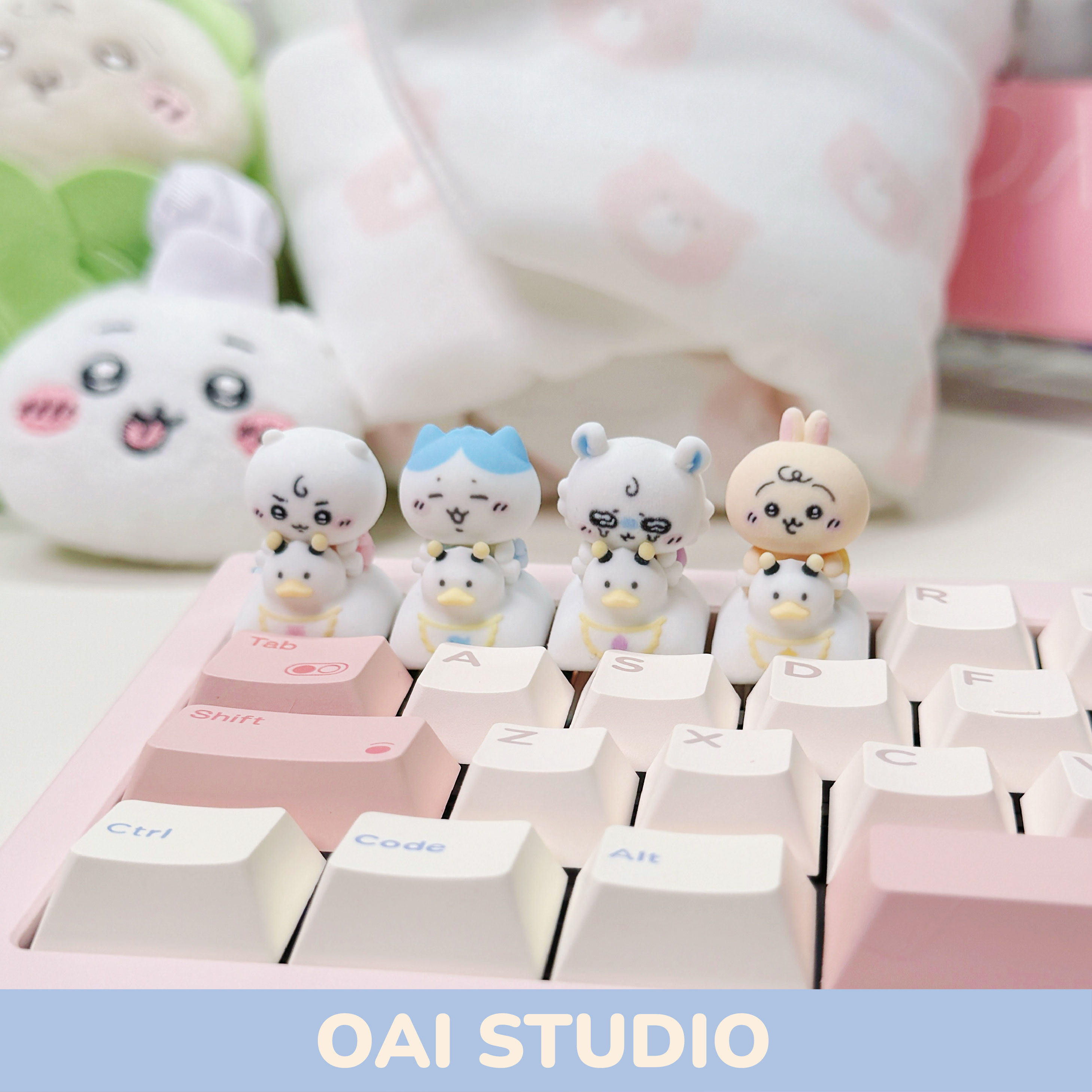 Keycap Artisan Anime - 귀여운 모모나 치이카와 시리즈 Q 버전