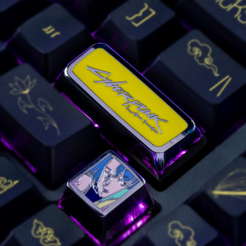 Keycap Artisan Anime - 애니메이션 키캡 사이버펑크 2077 테마 기계식