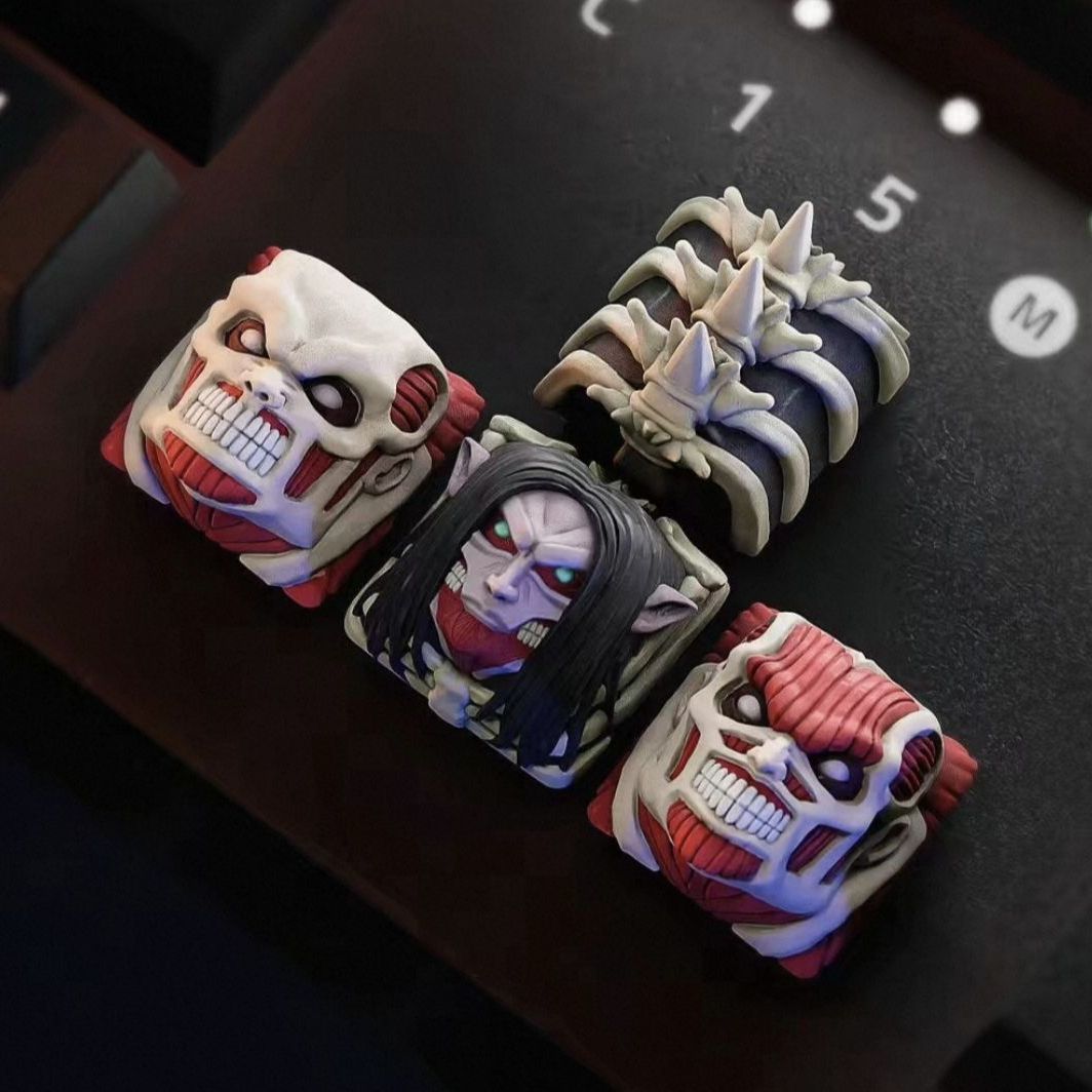 Keycap Artisan Anime - 새로운 진격의 거인 공동 브랜드 키캡