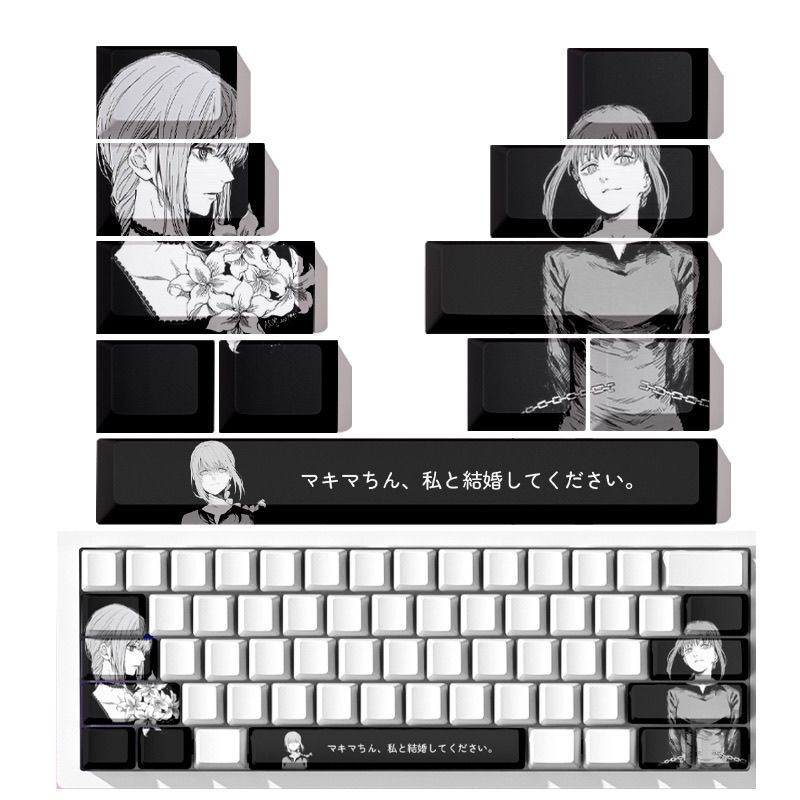 Chainsaw Man Makima 테마 애니메이션 키 - Keycap Artisan Anime 리뷰 및 가격