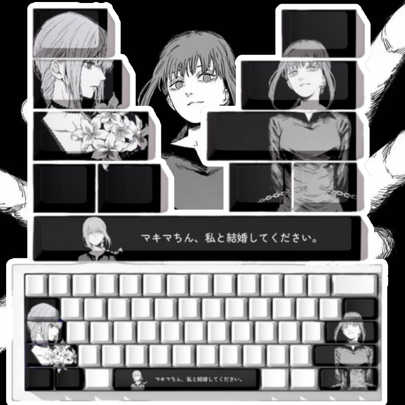 Chainsaw Man Makima 테마 애니메이션 키 - Keycap Artisan Anime 리뷰 및 가격