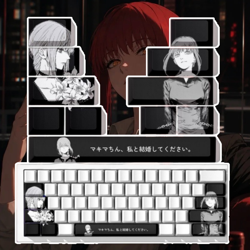 Chainsaw Man Makima 테마 애니메이션 키 - Keycap Artisan Anime 리뷰 및 가격