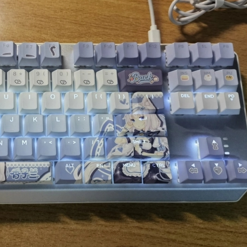 네코파라 바닐라 애니메이션 게임 테마 키캡 PBT 체리 - Keycap Artisan Anime 리뷰 및 가격