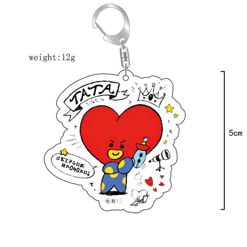 BT21 애니메이션 만화 귀여운 아크릴 키체인 BTS  - Anime Girl Merchandise 리뷰 및 가격