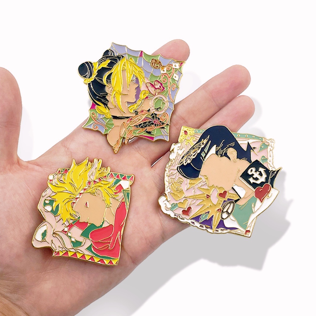 애니메이션 조조 기묘한 모험 에나멜 핀 브로치, 쿠조  - Jojo Anime Merchandise 리뷰 및 가격