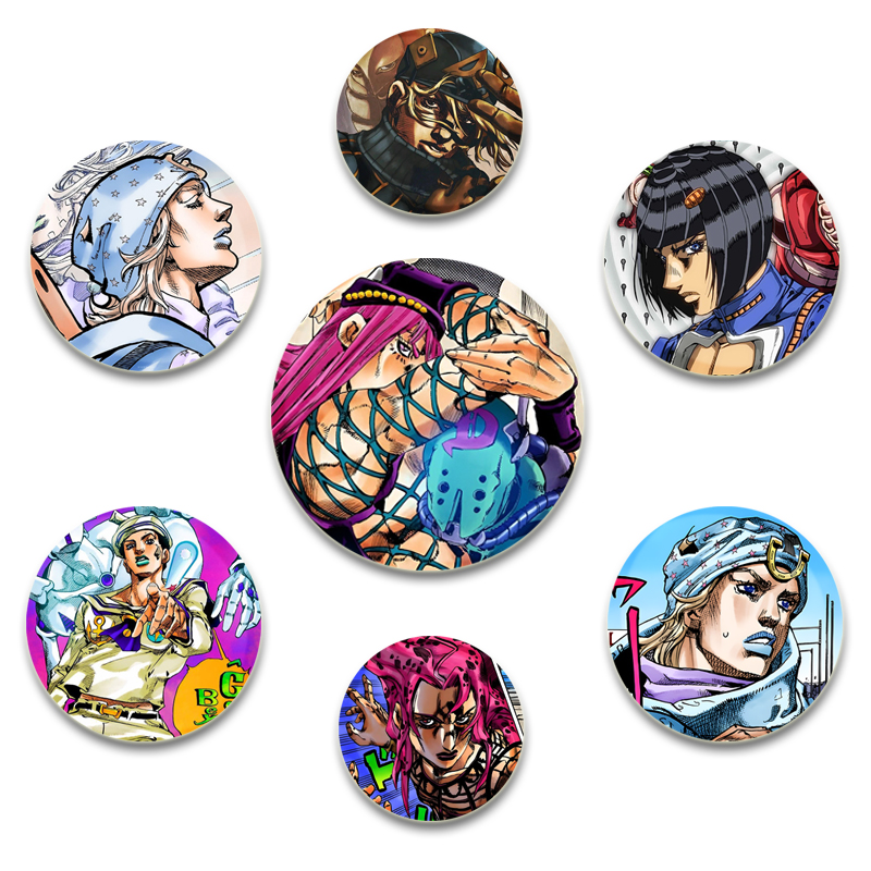 32/44/58mm 조조의 기묘한 모험 애니메이션 핀  - Jojo Anime Merchandise 리뷰 및 가격
