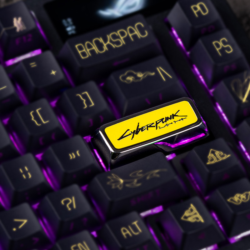 애니메이션 키캡 사이버펑크 2077 테마 기계식 키보드 - Keycap Artisan Anime 리뷰 및 가격
