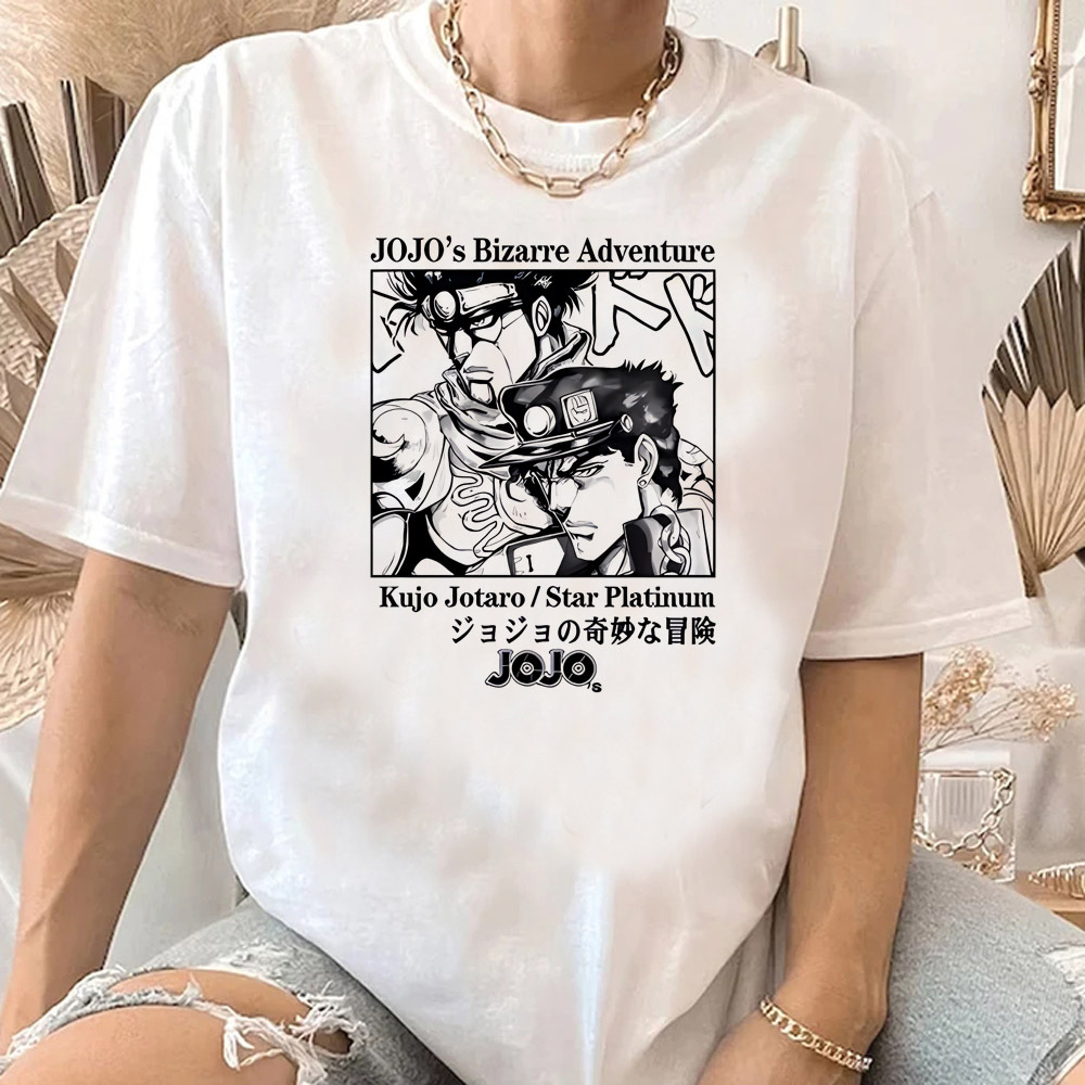 Jojo Bizarre Adventure 셔츠 여성 여 - Jojo Anime Merchandise 리뷰 및 가격