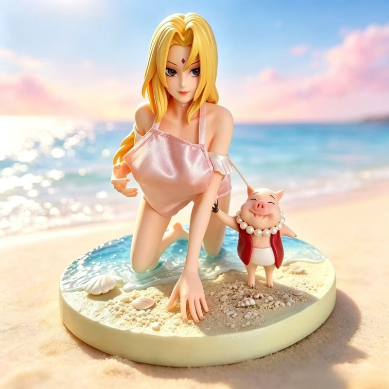 액션 인형/게임/애니메이션/상품 해변에서 무릎을 꿇은  - Anime Girl Merchandise 리뷰 및 가격