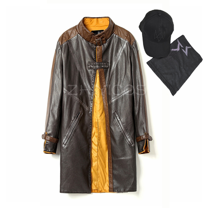 에이든 피어스 코스프레 의상 PU 가죽 자켓 에이든 피 - Windbreaker Anime Merchandise 리뷰 및 가격