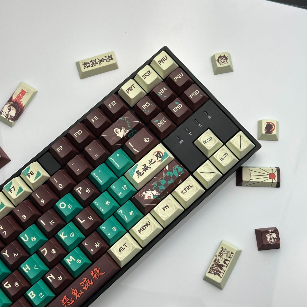 데몬 슬레이어 키캡 탄지로 카마도 PBT 염료승화 OE - Keycap Artisan Anime 리뷰 및 가격