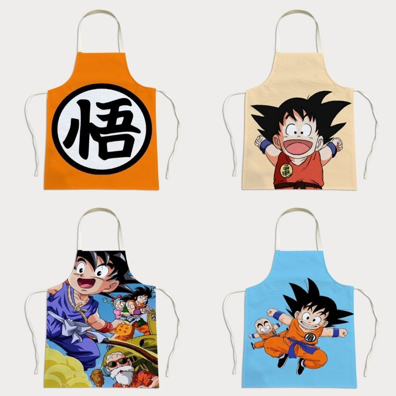 드래곤볼 손오공 만화 앞치마, 귀여운 2D 디자인, 방 - Anime Merchandise In Japan 리뷰 및 가격