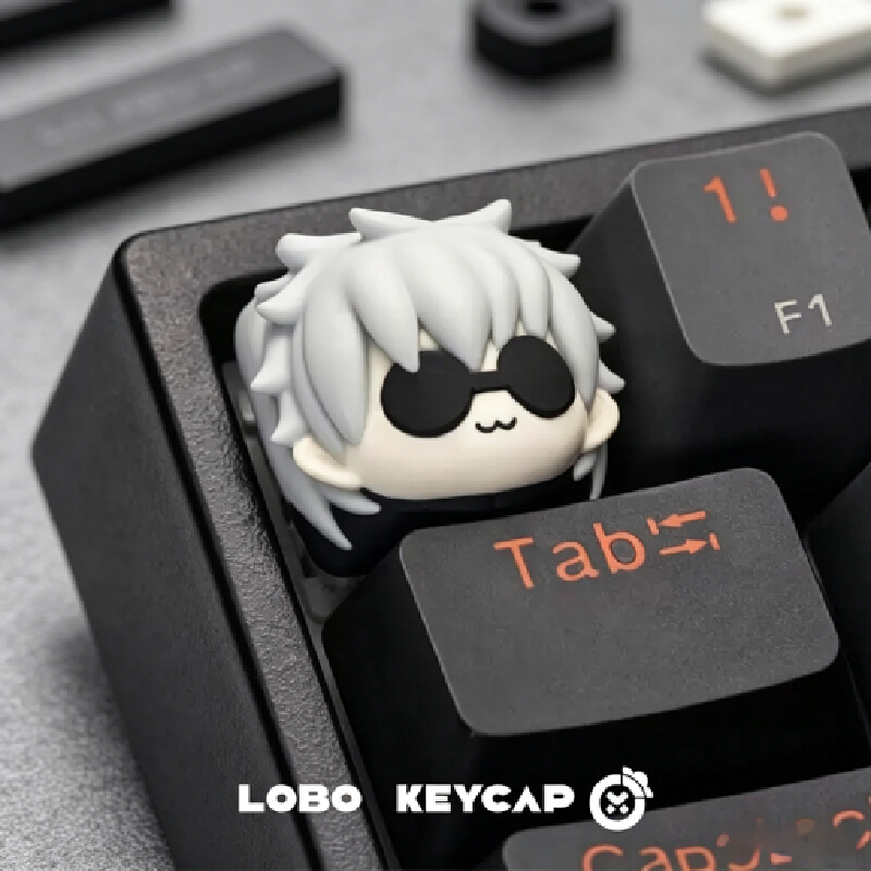 주술회전 고죠 사토루 아티잔 키캡, 레진 소재의 맞춤형 - Keycap Artisan Anime 리뷰 및 가격