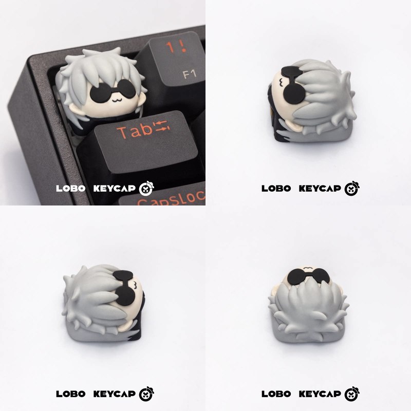 주술회전 고죠 사토루 아티잔 키캡, 레진 소재의 맞춤형 - Keycap Artisan Anime 리뷰 및 가격
