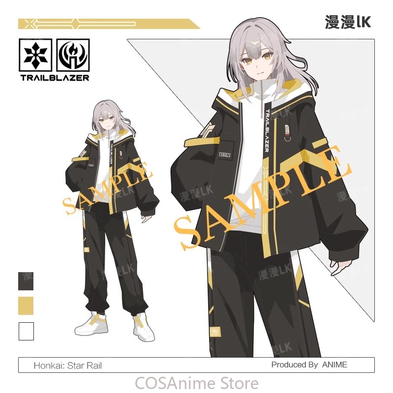 Anime Honkai: 스타 레일 코스프레 Trail - Windbreaker Anime Merchandise 리뷰 및 가격