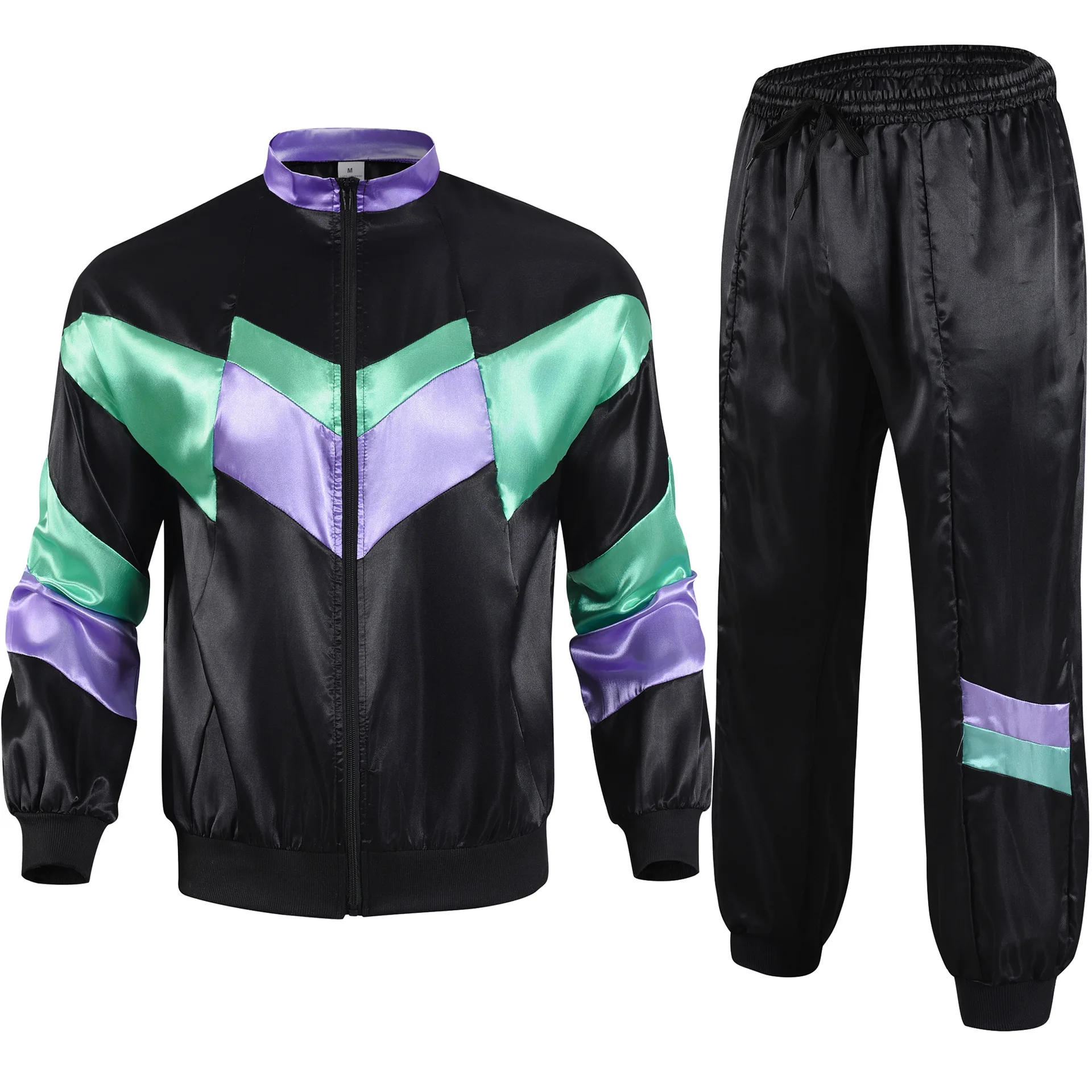 남성용 80년대 트랙슈트 빈티지 힙합 윈드브레이커 80 - Windbreaker Anime Merchandise 리뷰 및 가격